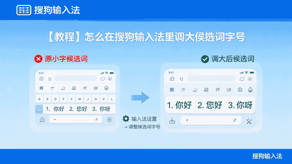 搜狗输入法自定义候选词
