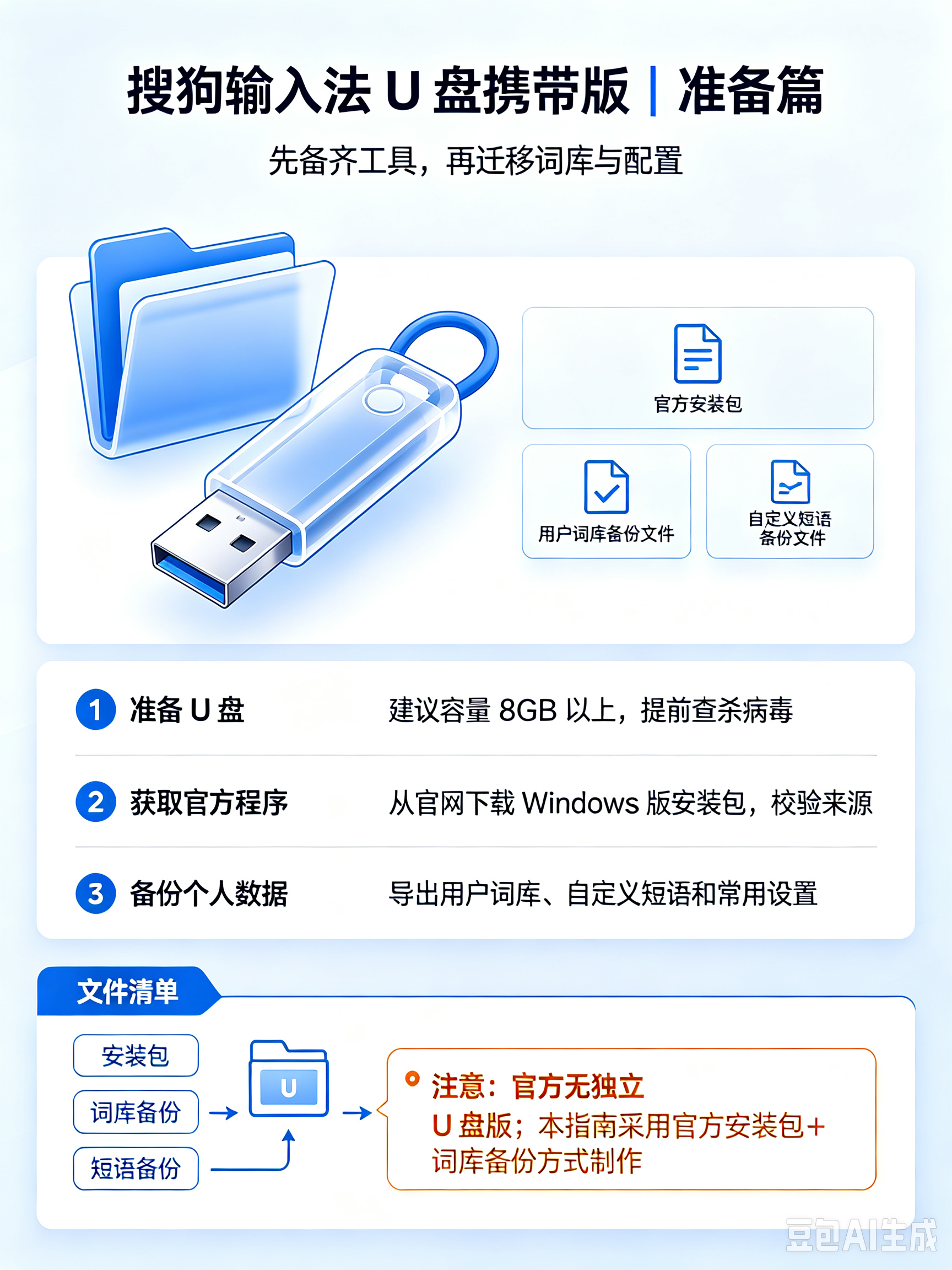 搜狗输入法 U 盘版